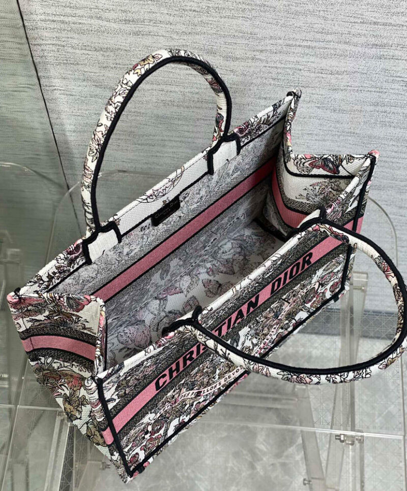 Christian Dior Medium Dior Book Tote Pink